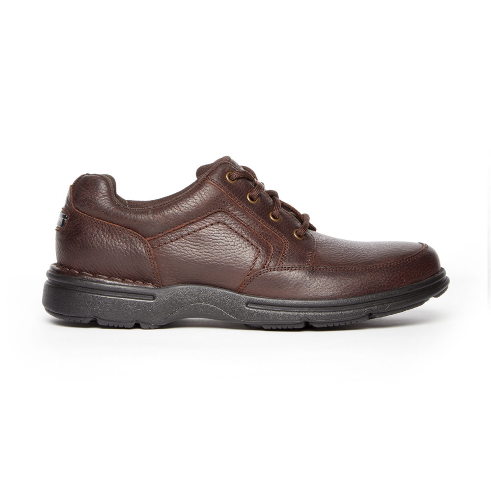 Zapatillas Rockport Hombre Mexico - Prowalker Eureka Plus Mudguard Marrom Oscuro - HBOGL0523